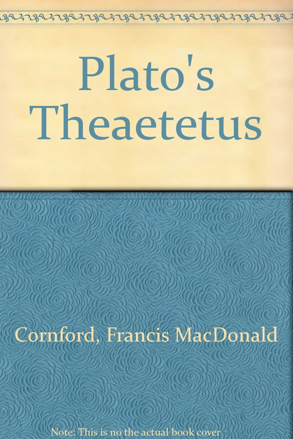 Plato's Theaetetus The Happy Book Stack