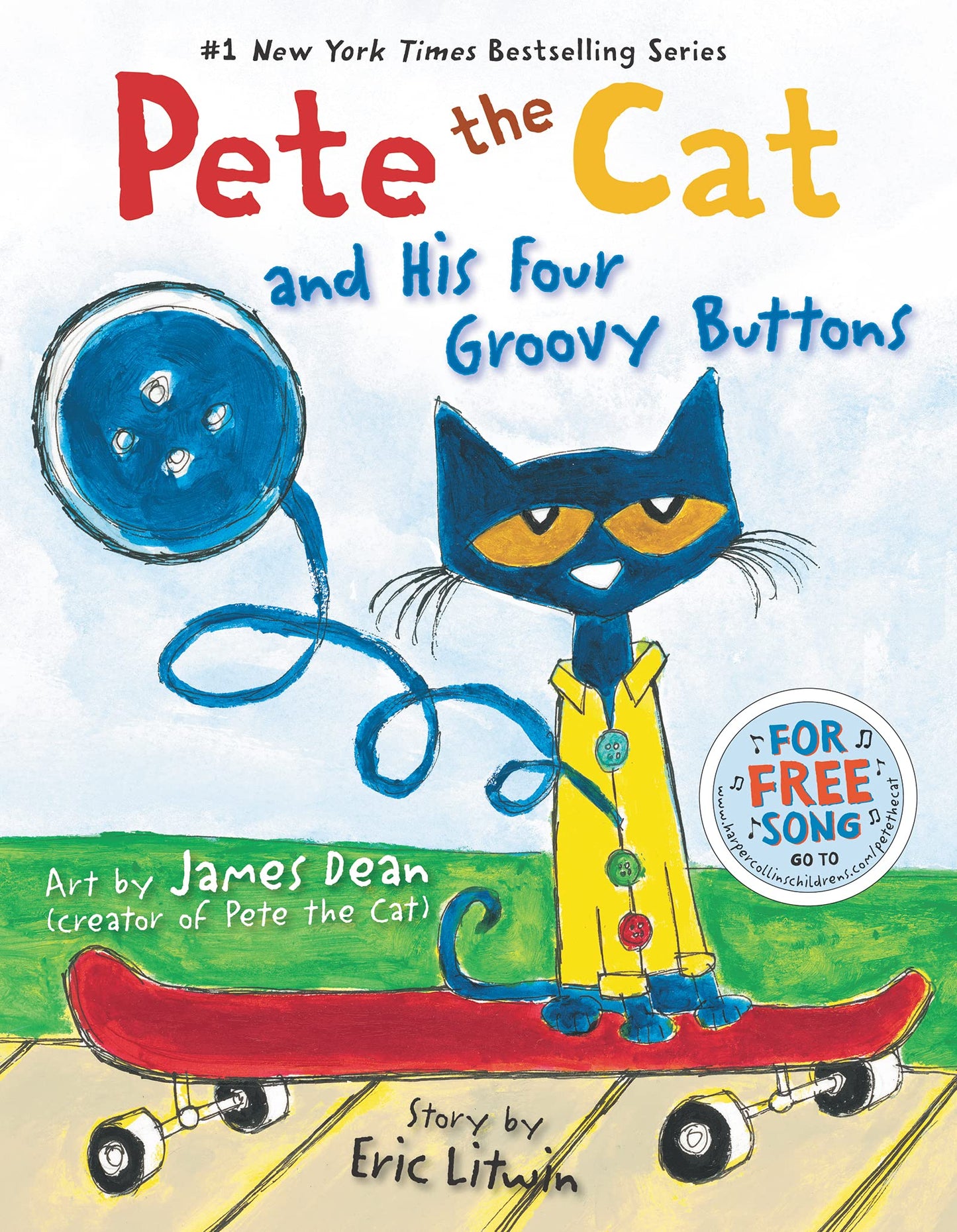 Pete the Cat and His Four Groovy Buttons The Happy Book Stack