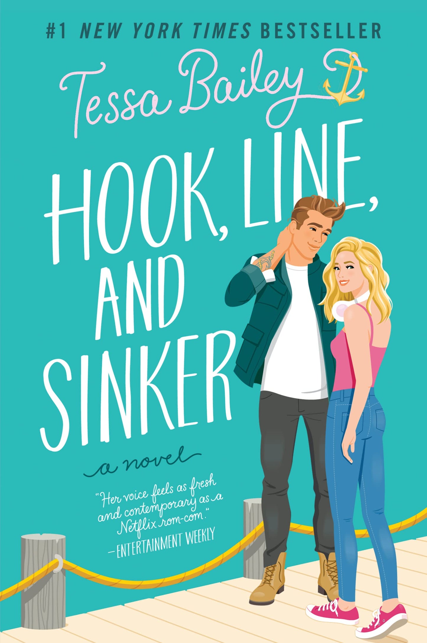 Hook, Line, and Sinker: A Heartfelt, Spicy Romantic Comedy about Friendship, Flirtation, and Finding True Love (Bellinger Sisters, 2) The Happy Book Stack