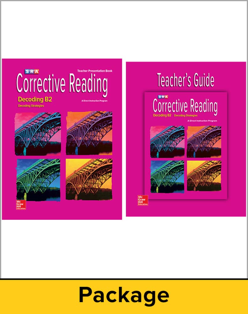 Corrective Reading Decoding Level B2, Teacher Materials Package (CORRECTIVE READING DECODING SERIES) - 2189