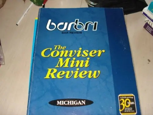 The Conviser Mini Review (Barbri Bar Review) The Happy Book Stack