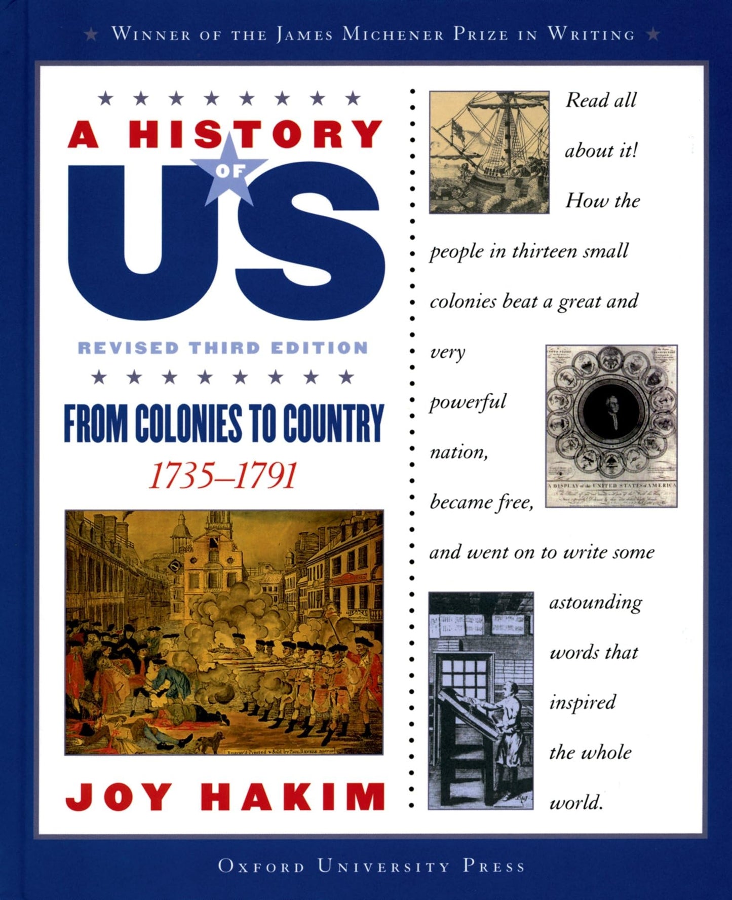 A History of US: From Colonies to Country: 1735-1791A History of US Book Three (A ^AHistory of US) - 9627