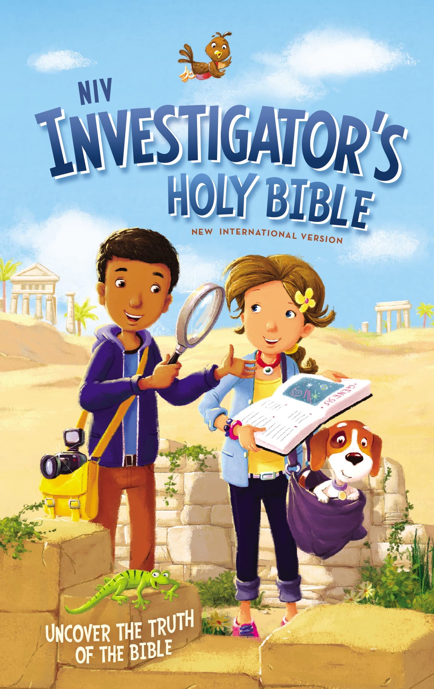 NIV, Investigator's Holy Bible, Hardcover: Uncover the Truth of the Bible The Happy Book Stack