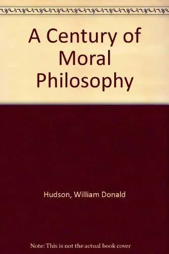 A Century of Moral Philosophy The Happy Book Stack