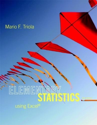 Elementary Statistics Using Excel Plus NEW MyLab Statistics with Pearson eText -- Access Card Package (5th Edition) - 5644