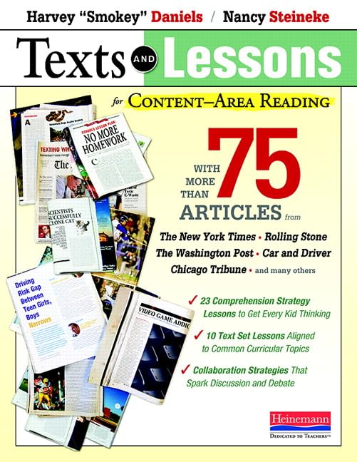 Texts and Lessons for Content-Area Reading: With More Than 75 Articles from The New York Times, Rolling Stone, The Washingto n Post, Car and Driv - 6865