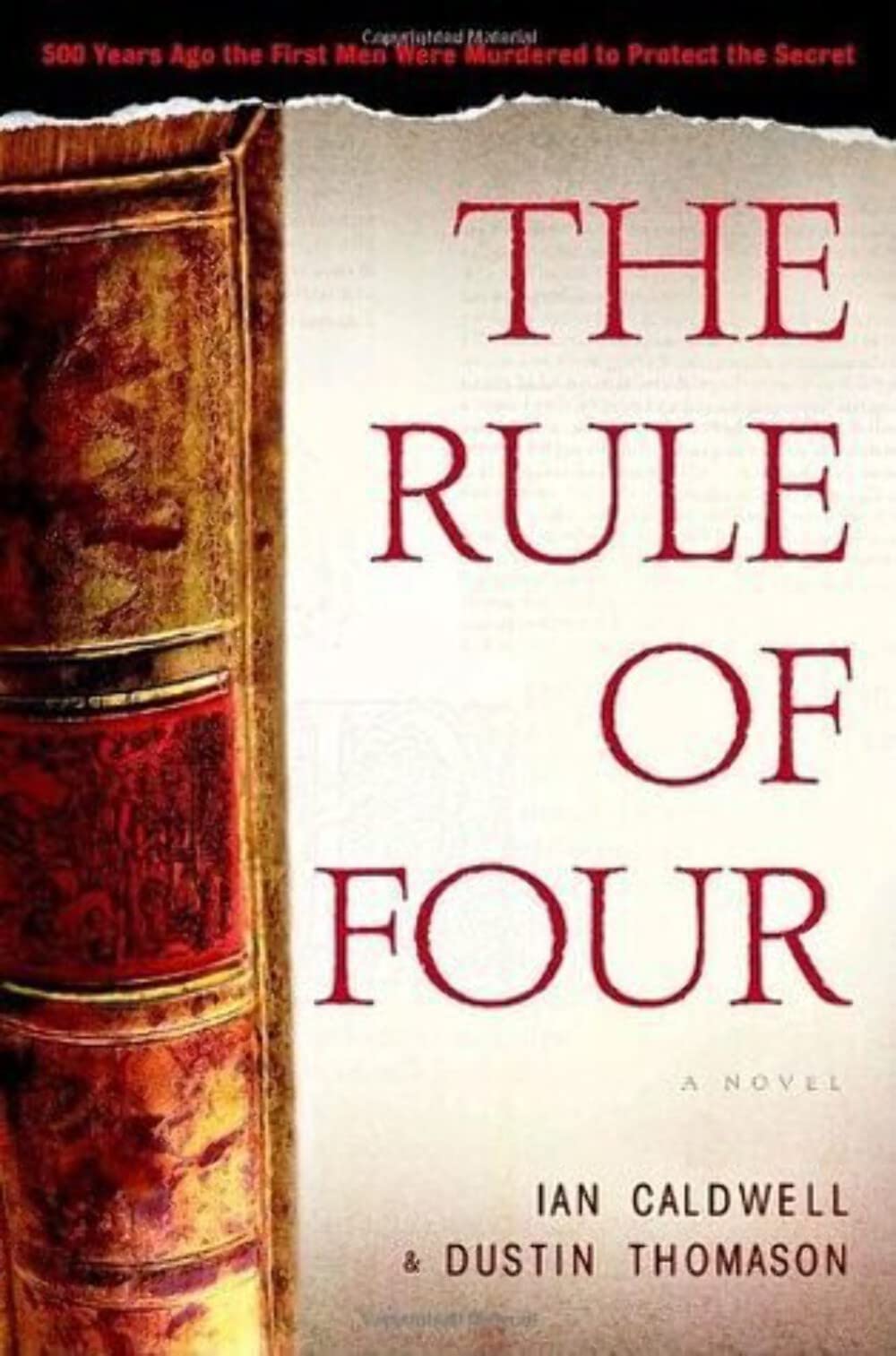 The Rule of Four The Happy Book Stack