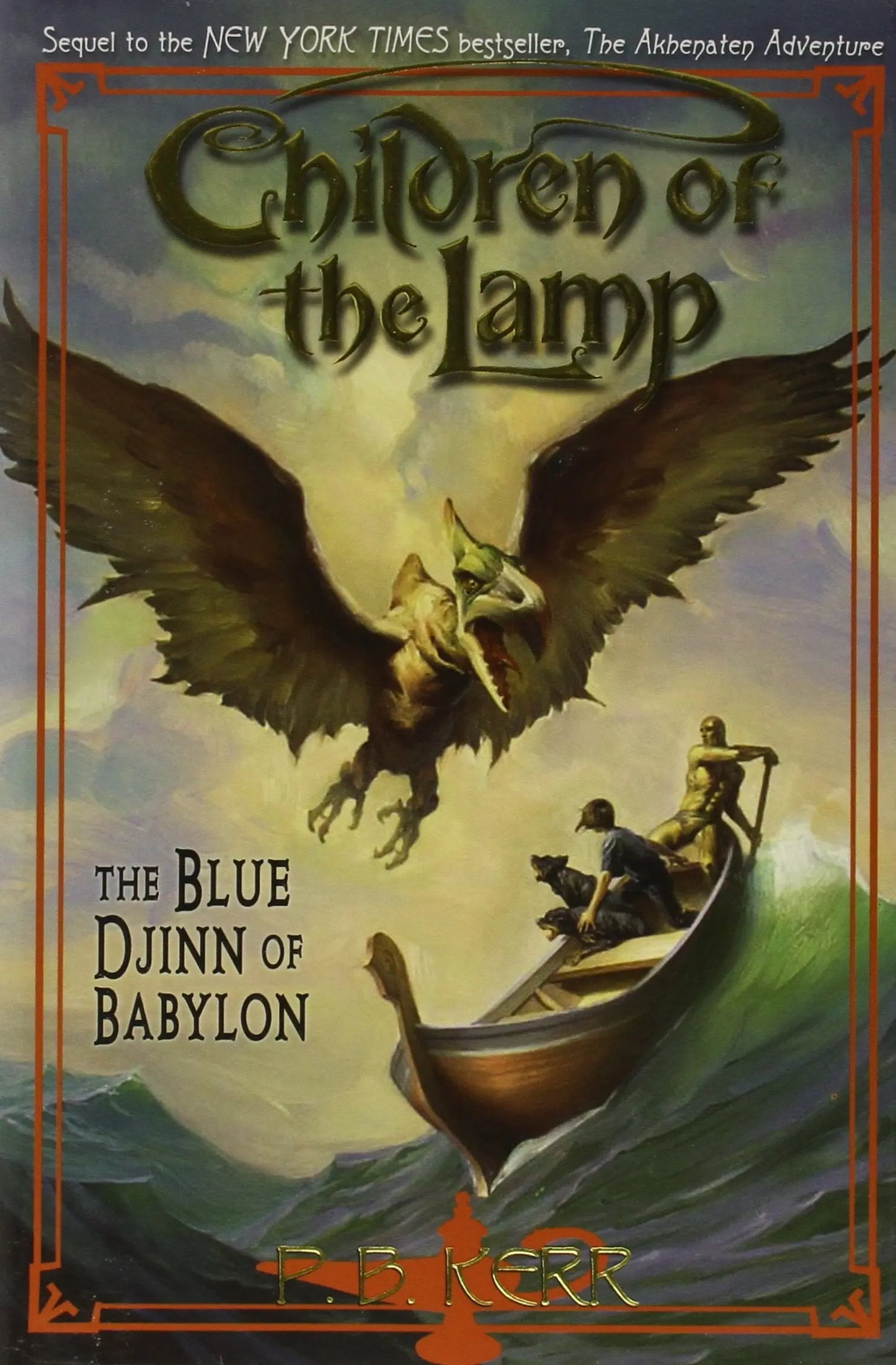The Blue Djinn of Babylon (Children of the Lamp, Book 2) The Happy Book Stack