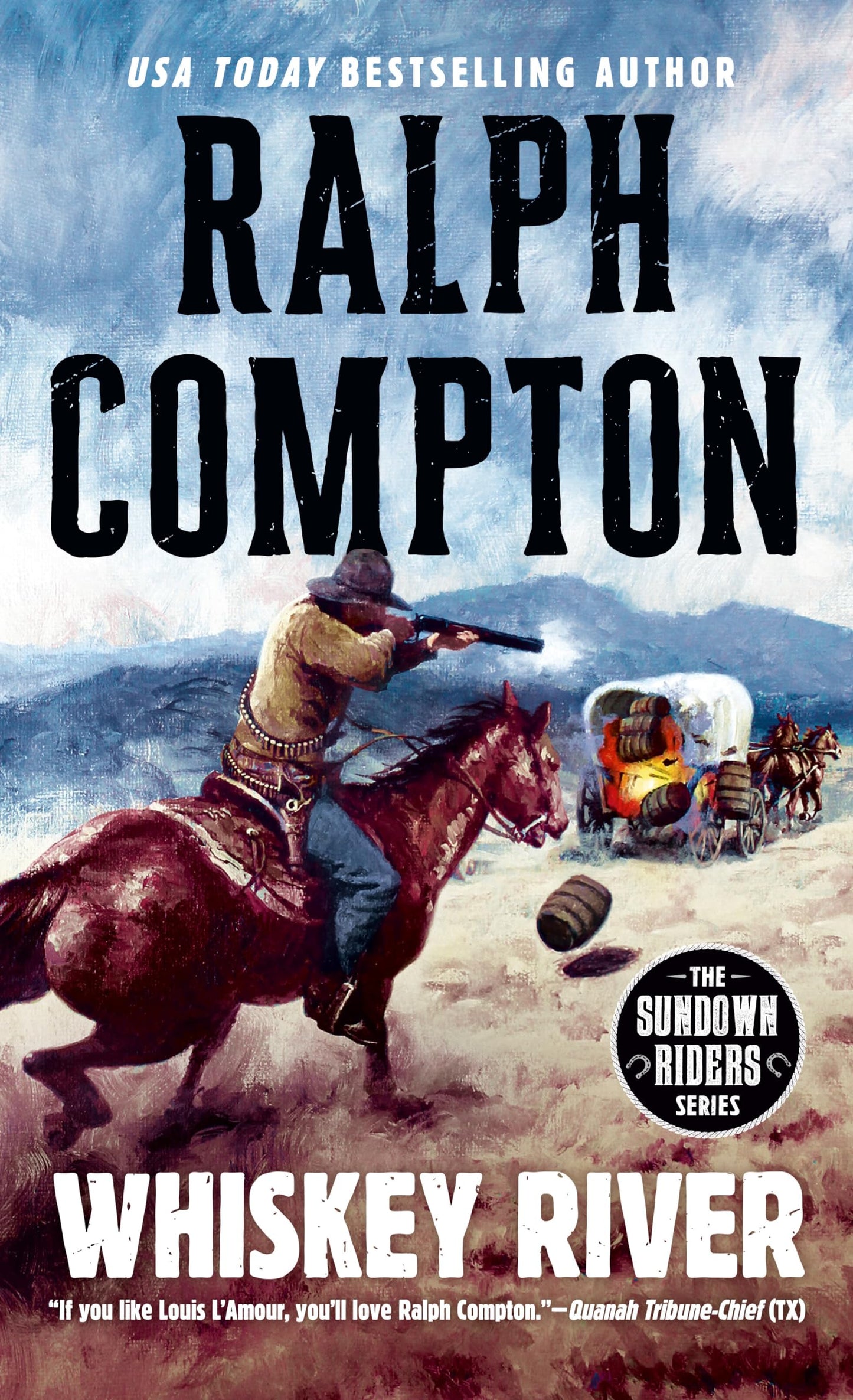 Whiskey River (Sundown Riders, Book 5) (The Sundown Riders Series) The Happy Book Stack