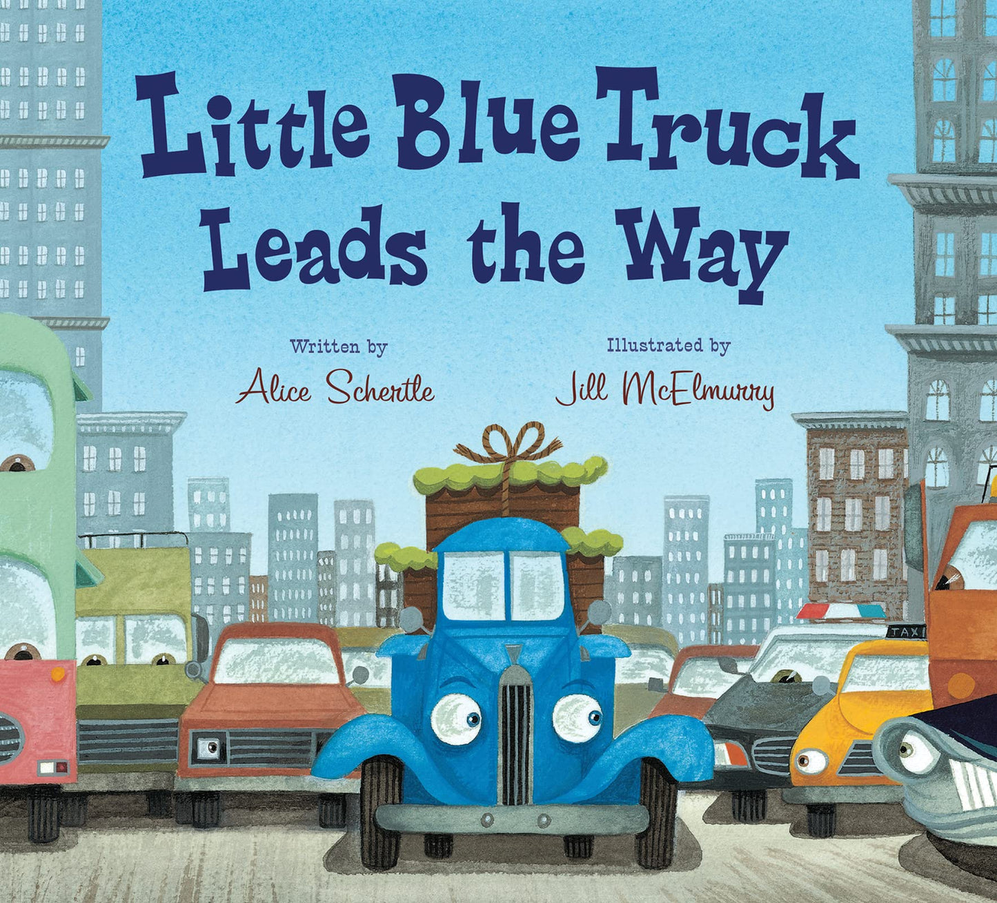 Little Blue Truck Leads the Way Board Book The Happy Book Stack