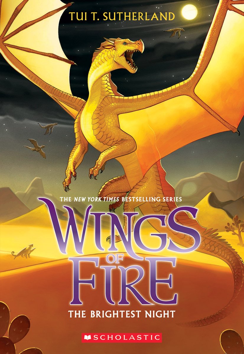 The Brightest Night (Wings of Fire #5) (5) The Happy Book Stack