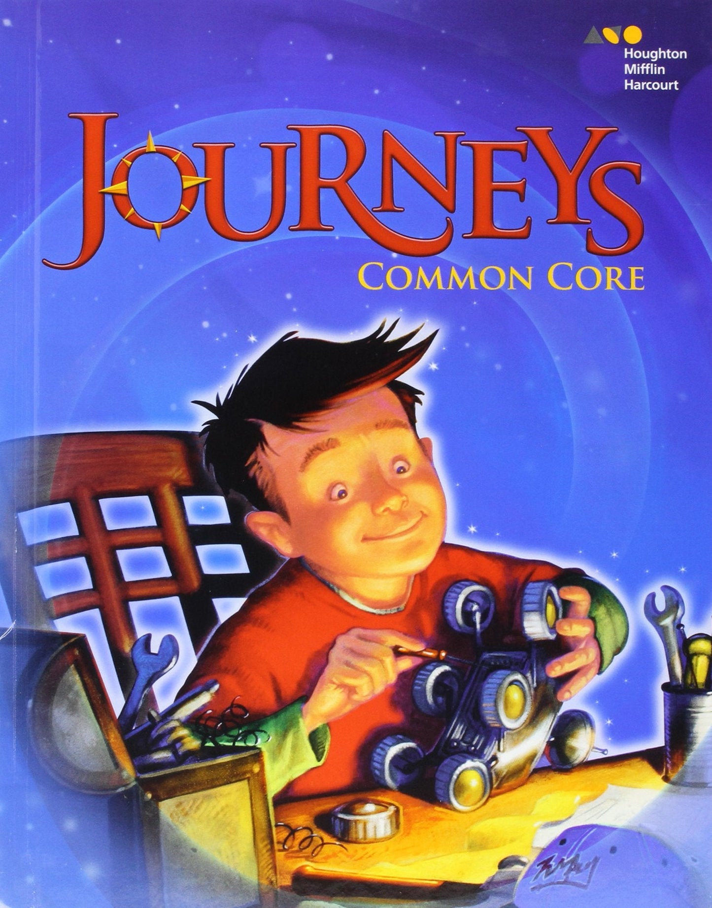 Houghton Mifflin Harcourt Journeys: Common Core Student Edition and Magazine Set Grade 4 2014;Houghton Mifflin Harcourt Journeys The Happy Book Stack