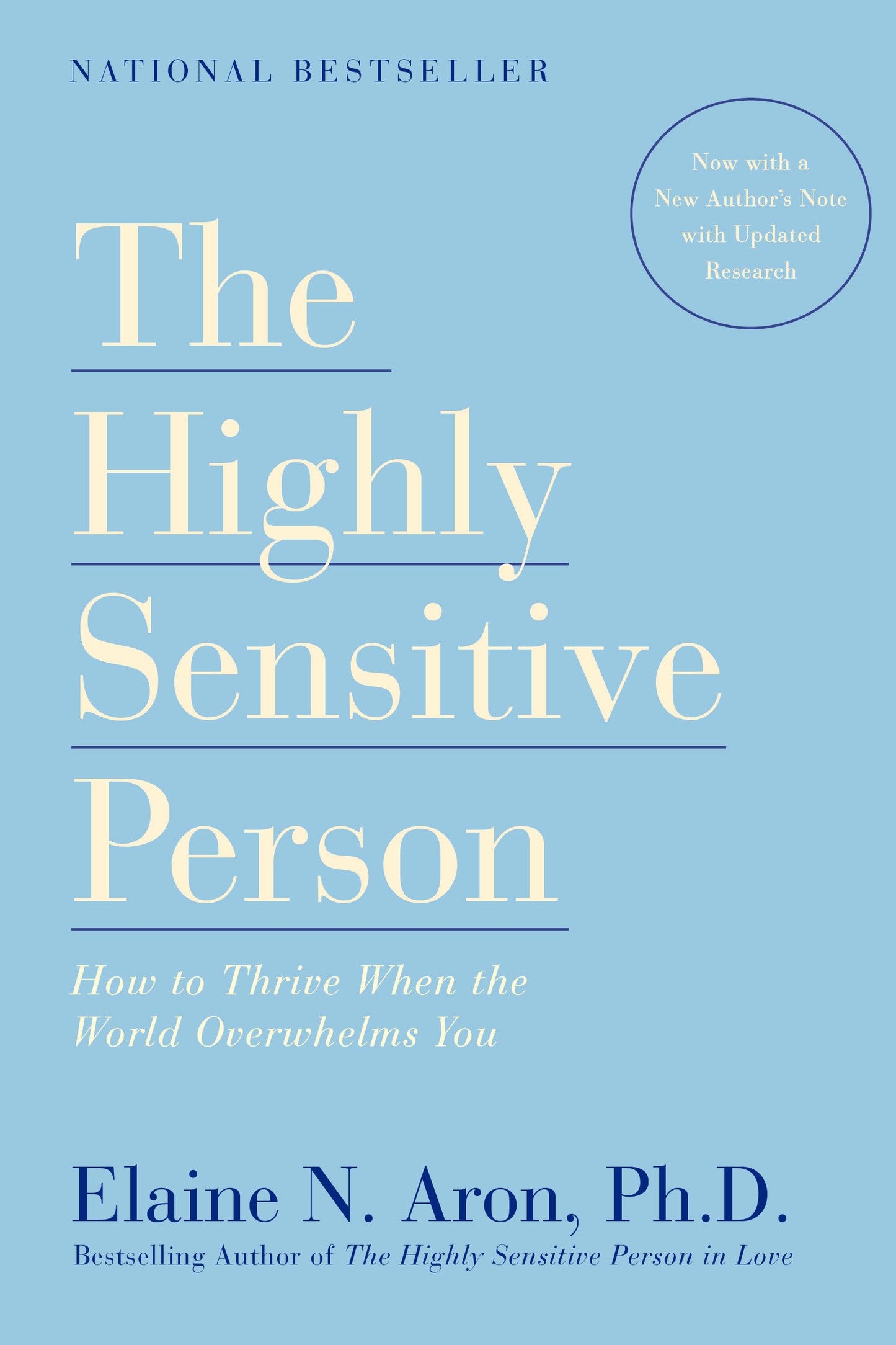 The Highly Sensitive Person: How to Thrive When the World Overwhelms You The Happy Book Stack