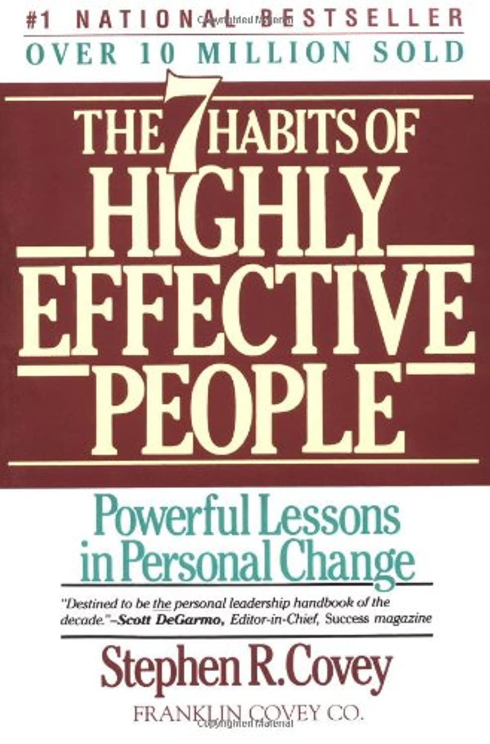 The 7 Habits of Highly Effective People - 9418