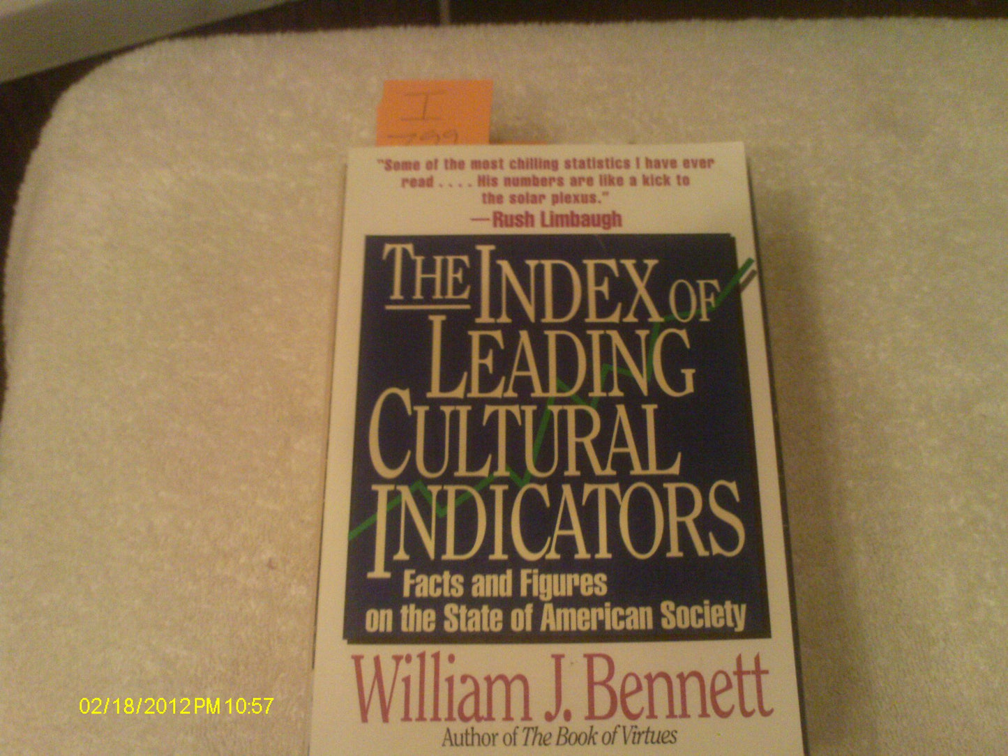 Index of Leading Cultural Indicators: Facts and Figures on the State of American Society The Happy Book Stack