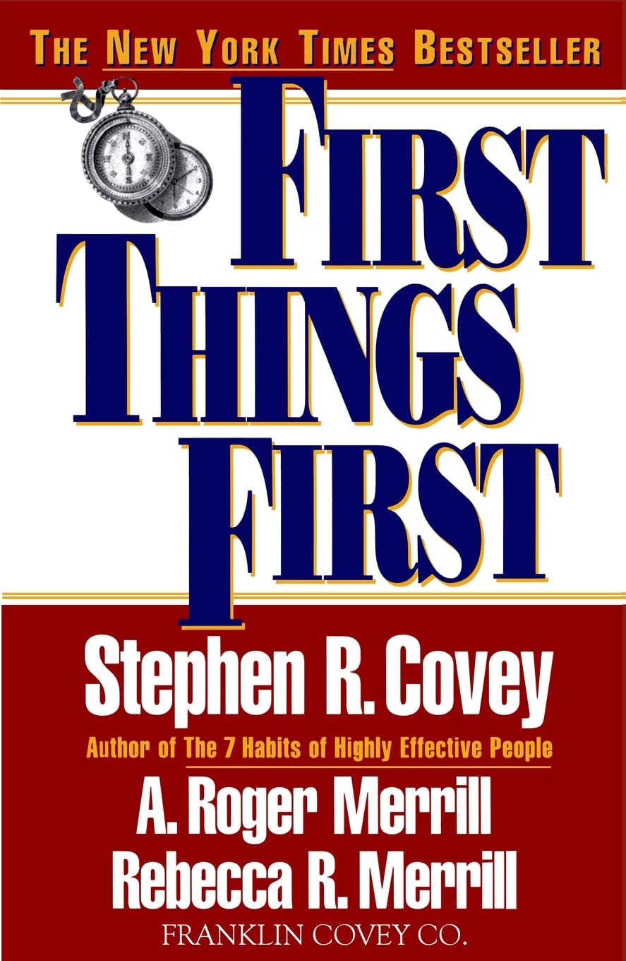 First Things First The Happy Book Stack
