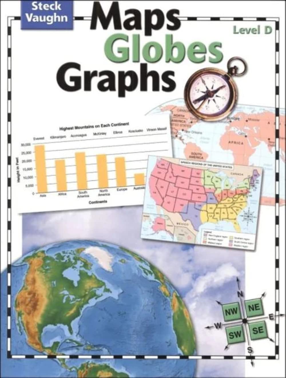 Maps, Globes and Graphs: Level D - 8700