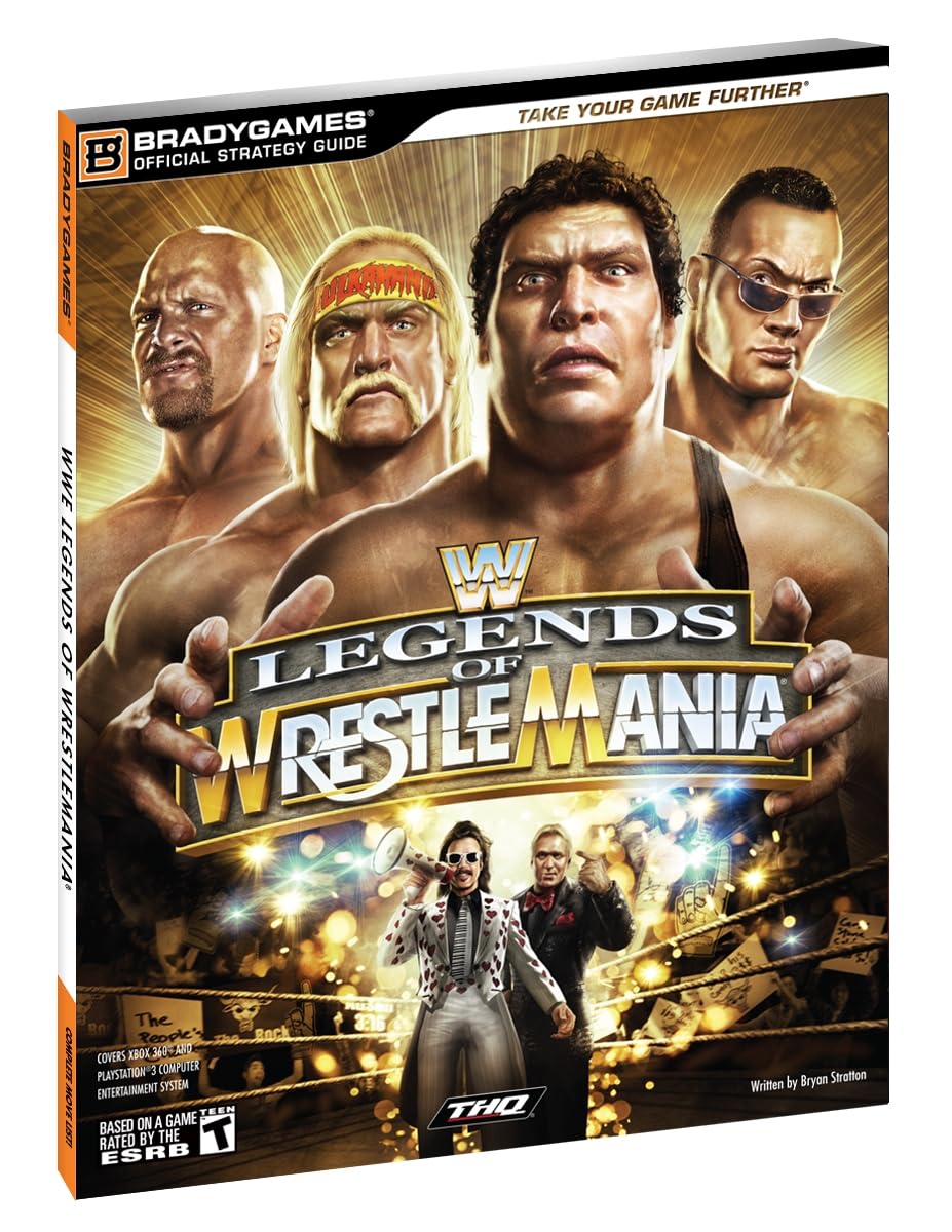 WWE Legends of WrestleMania Official Strategy Guide The Happy Book Stack