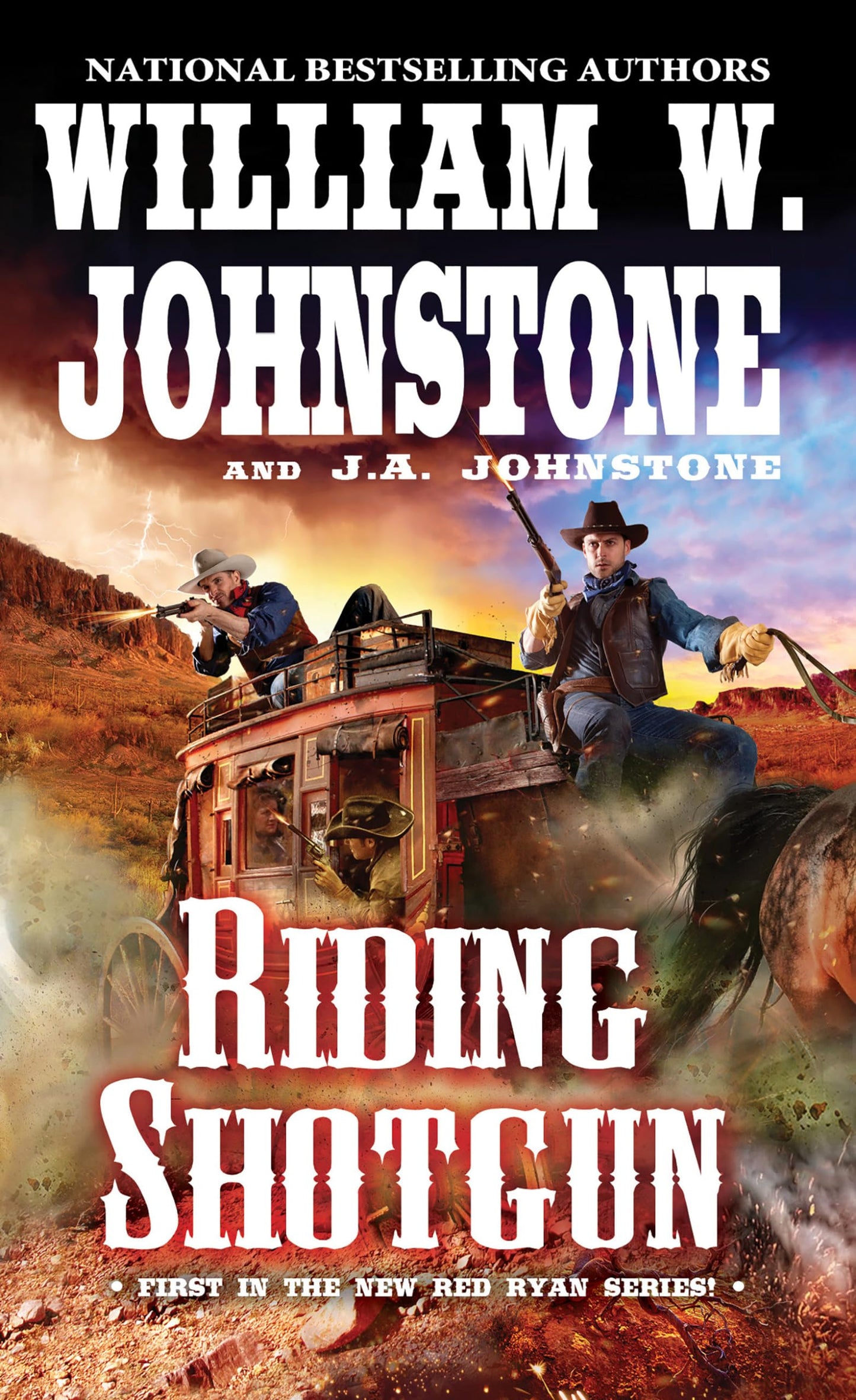 Riding Shotgun (A Red Ryan Western) The Happy Book Stack