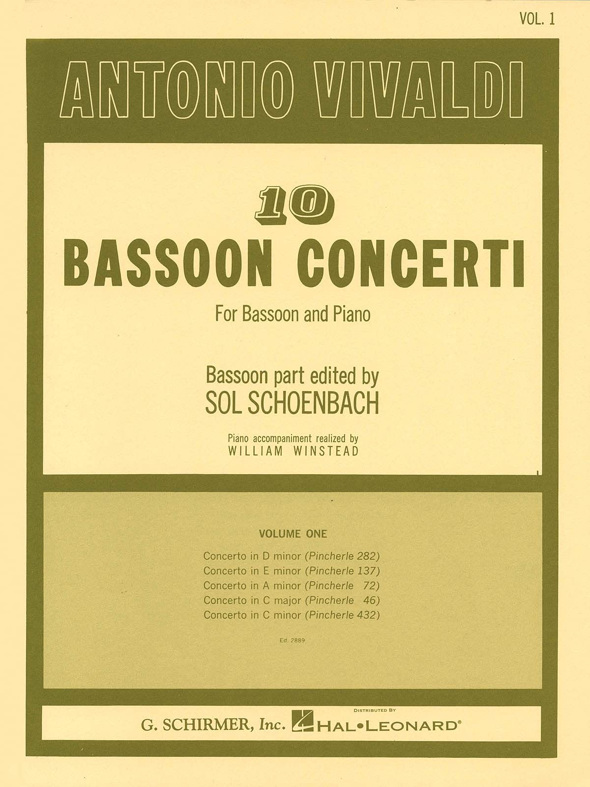10 Bassoon Concertos - Volume 1 The Happy Book Stack