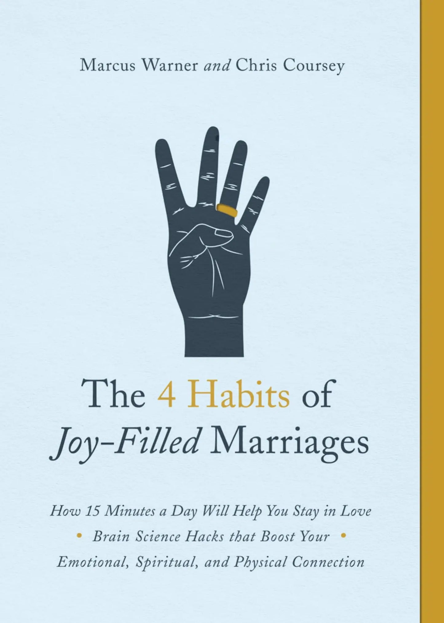 The 4 Habits of Joy-Filled Marriages: How 15 Minutes a Day Will Help You Stay in Love The Happy Book Stack