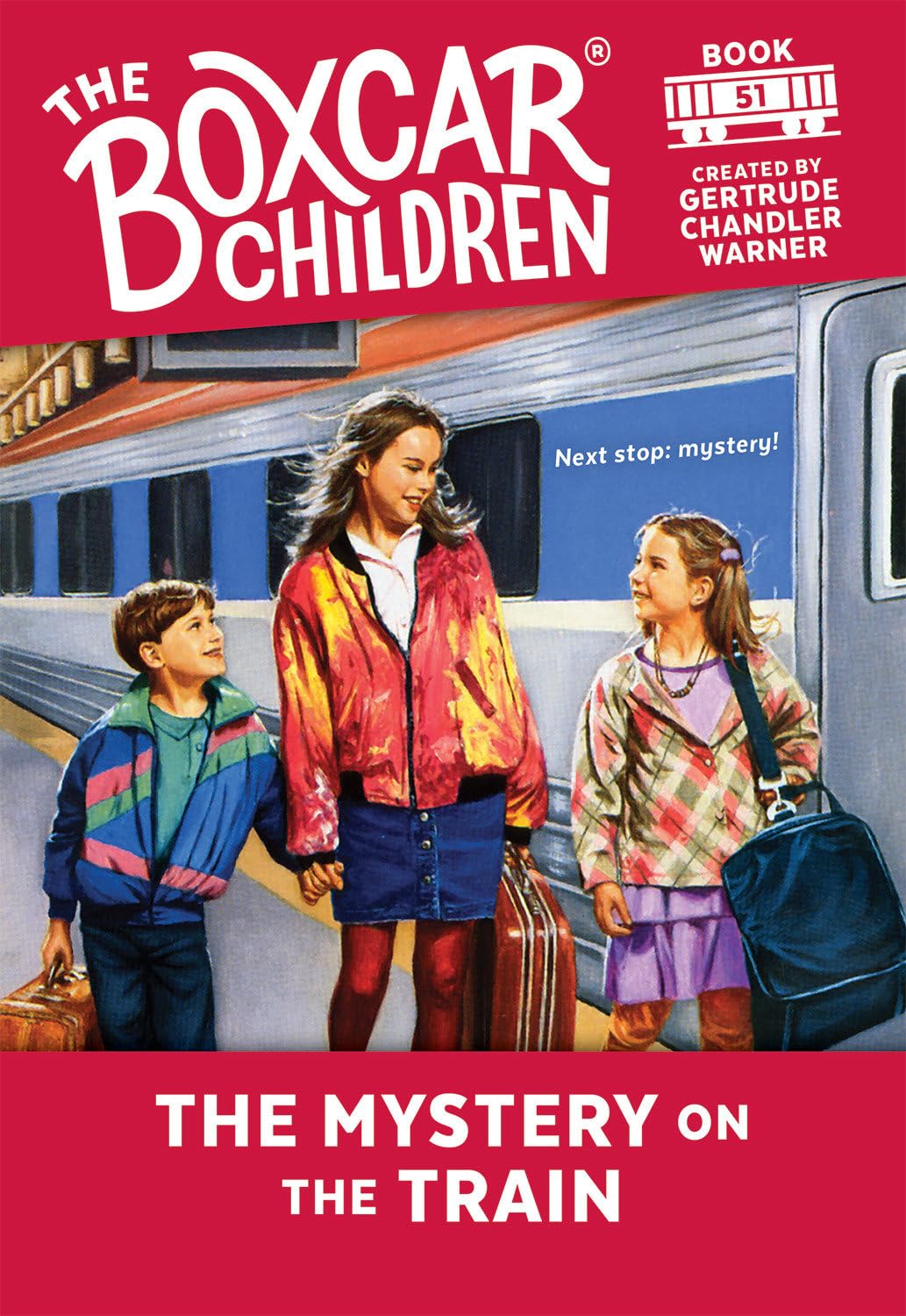 The Mystery on the Train (The Boxcar Children Mysteries) The Happy Book Stack