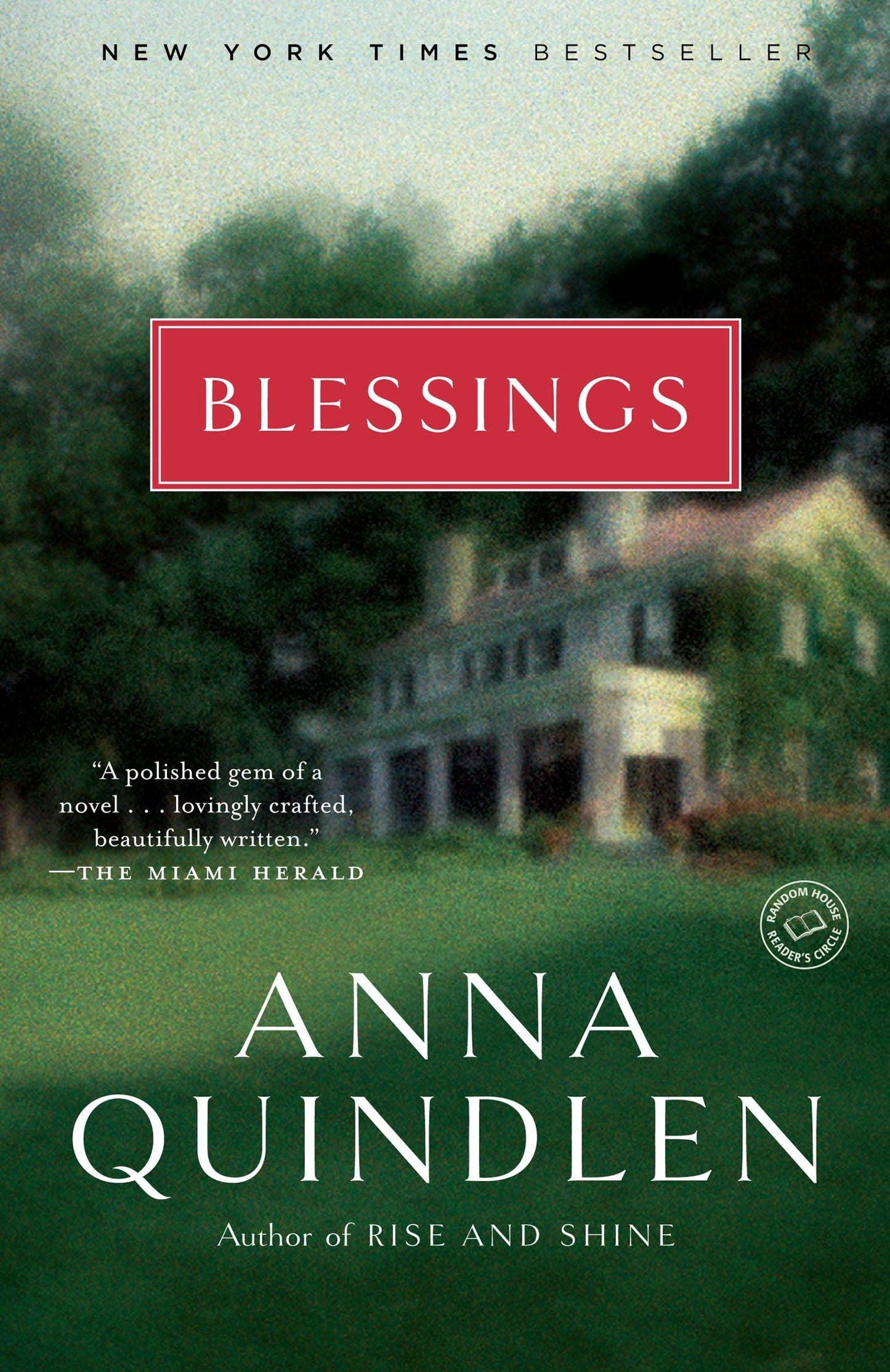 Blessings: A Novel (Random House Reader's Circle) - 5672