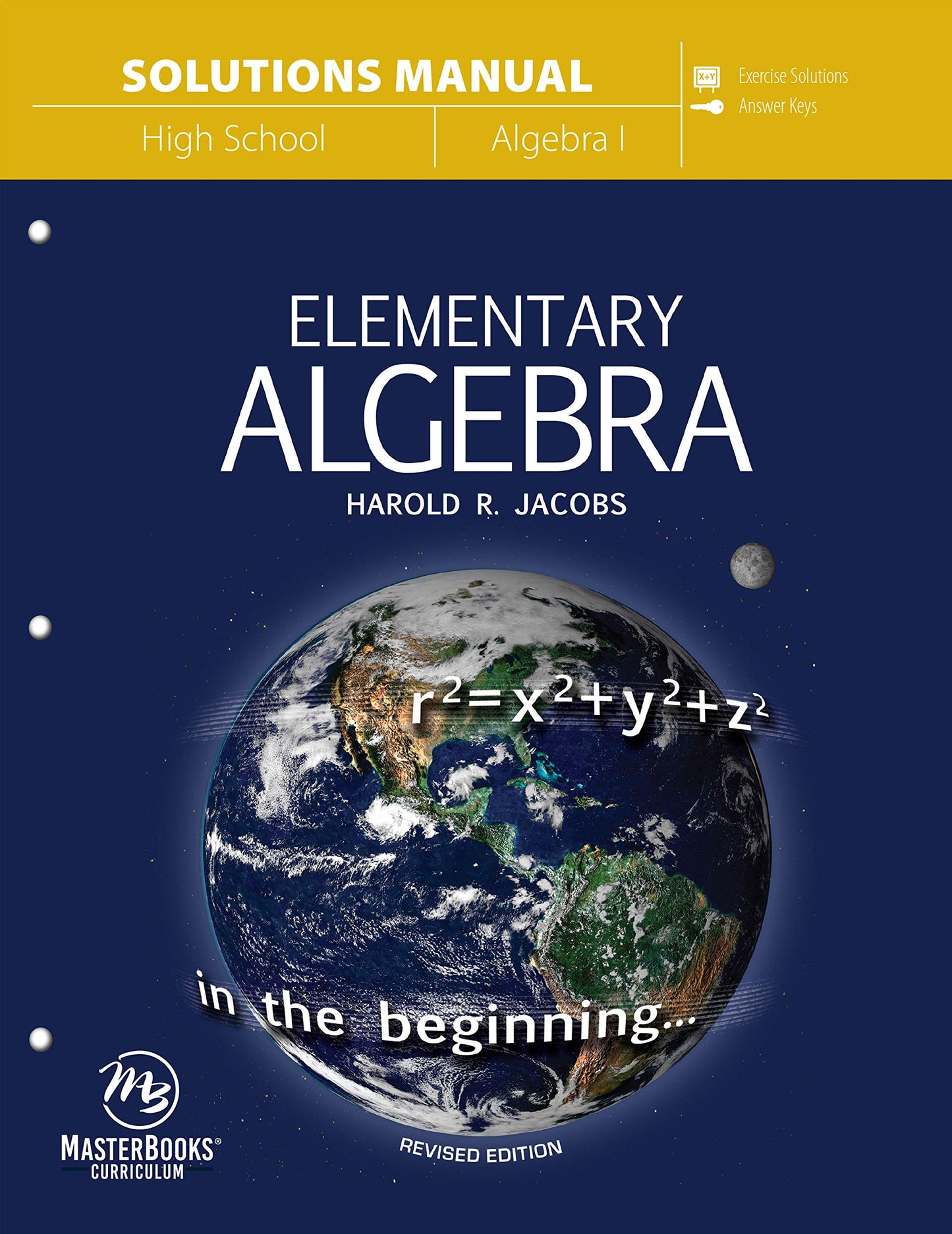 Elementary Algebra (Solutions Manual) The Happy Book Stack