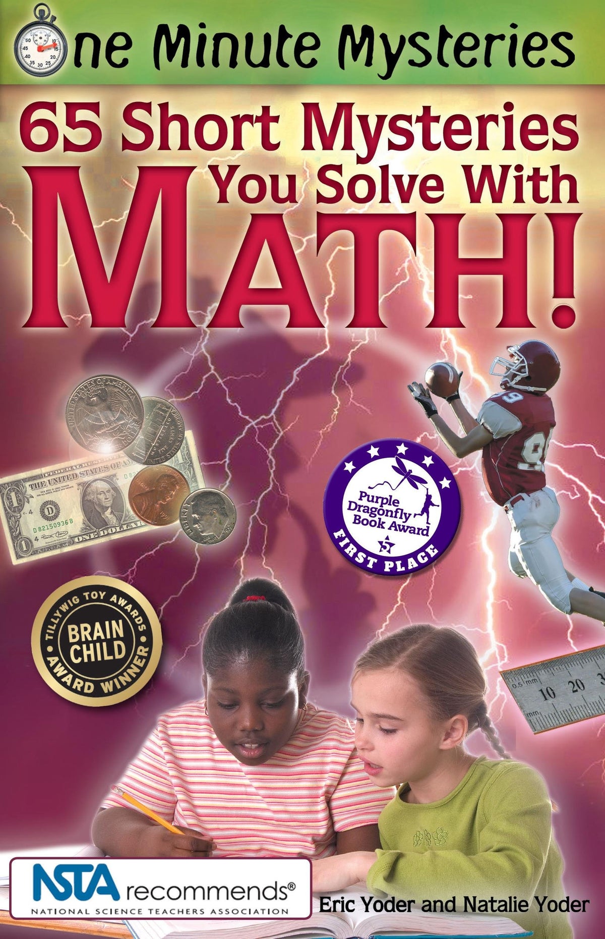 65 Short Mysteries You Solve with Math! (One Minute Mysteries) The Happy Book Stack