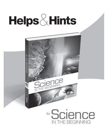 Science in the Beginning: Hints and Helps Teacher's Guide by Jay Wile The Happy Book Stack