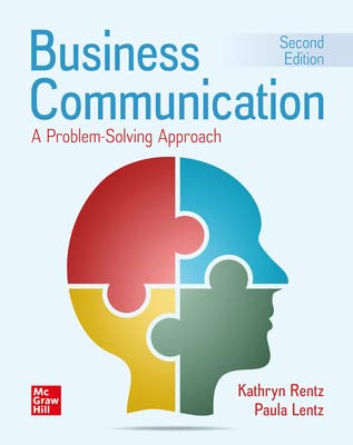 Business Communication: A Problem Solving-Solving Approach - 185