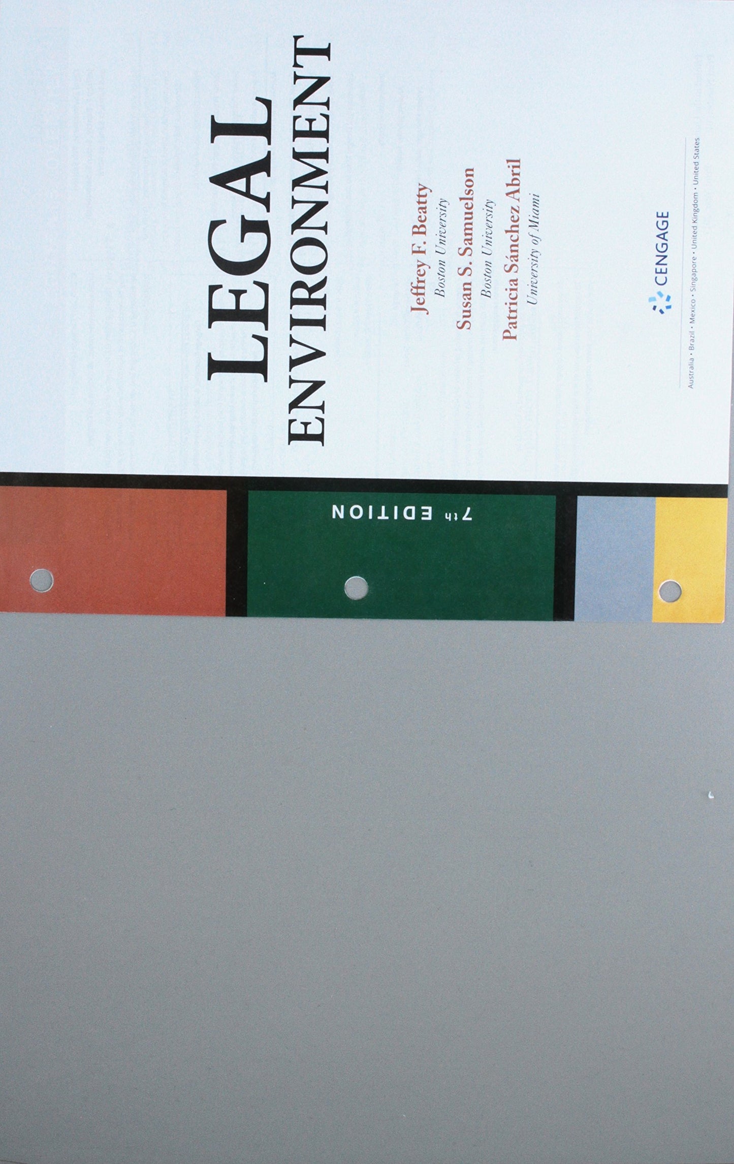 Bundle: Legal Environment, Loose-leaf Version, 7th + MindTap Business Law, 1 term (6 months) Printed Access Card - 1799