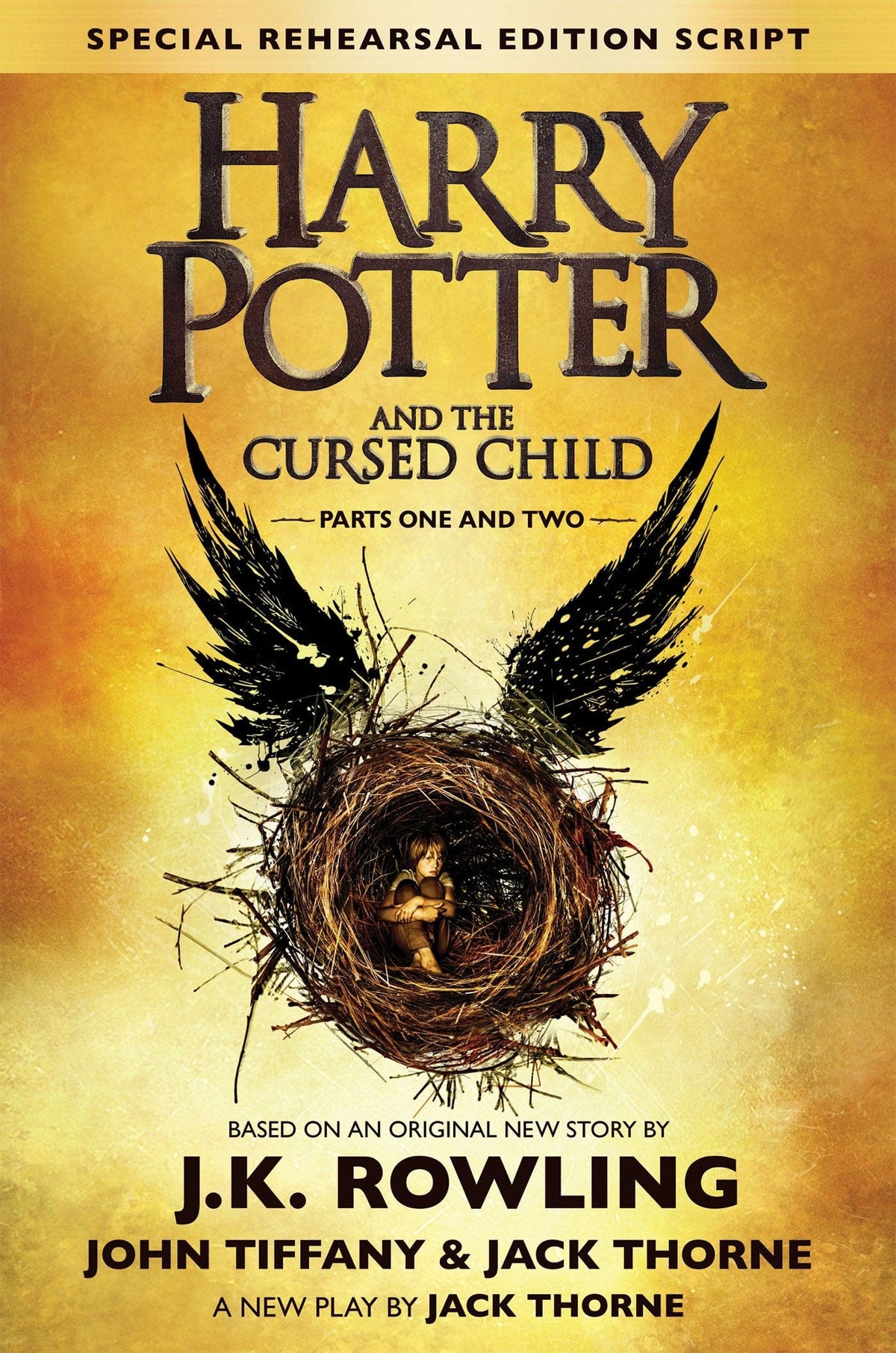 Harry Potter and the Cursed Child, Parts 1 & 2, Special Rehearsal Edition Script The Happy Book Stack