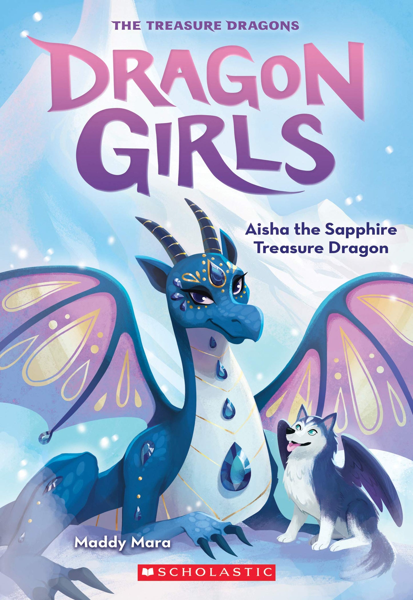 Aisha the Sapphire Treasure Dragon (Dragon Girls #5) (5) The Happy Book Stack