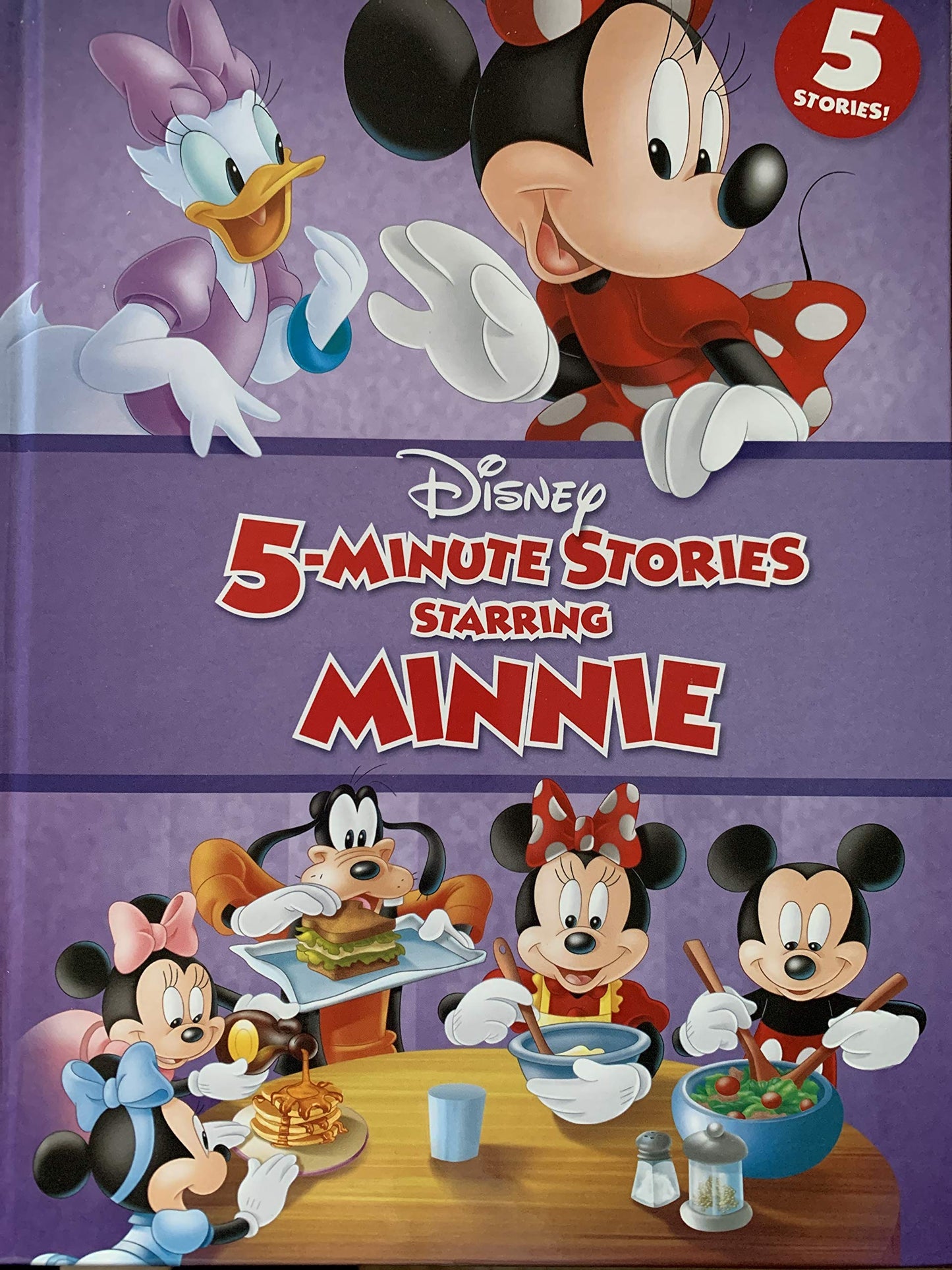 5-Minute Stories Starring Minnie The Happy Book Stack