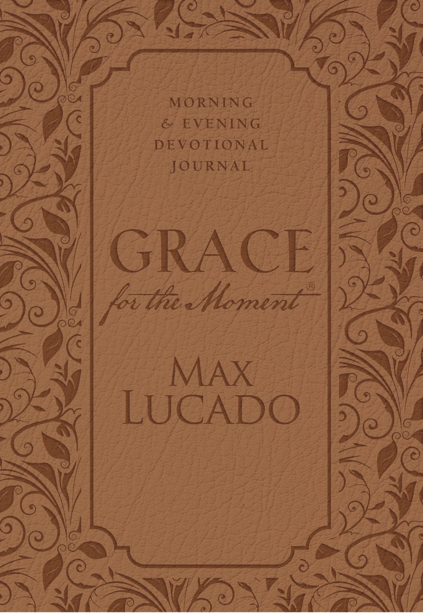 Grace for the Moment: Morning and Evening Devotional Journal, Hardcover: Inspirational Thoughts for Each Day of the Year (A 365-Day Devotional) The Happy Book Stack