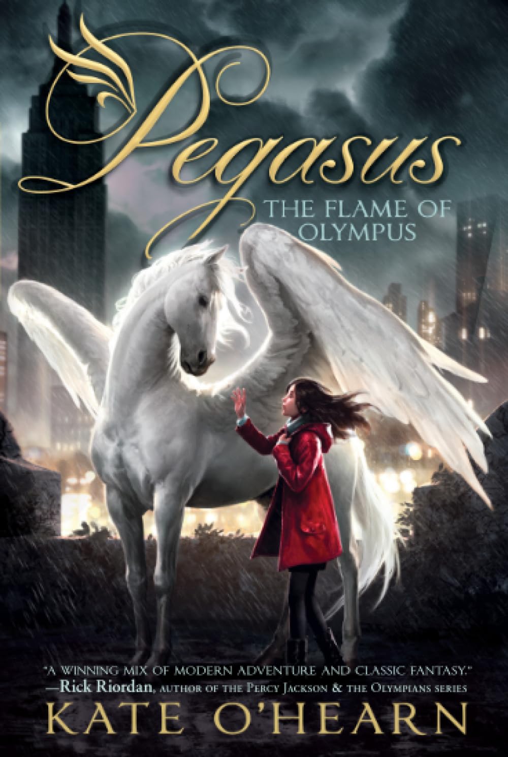 The Flame of Olympus (Pegasus) The Happy Book Stack