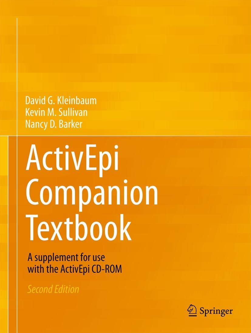 ActivEpi Companion Textbook: A supplement for use with the ActivEpi CD-ROM - 3536