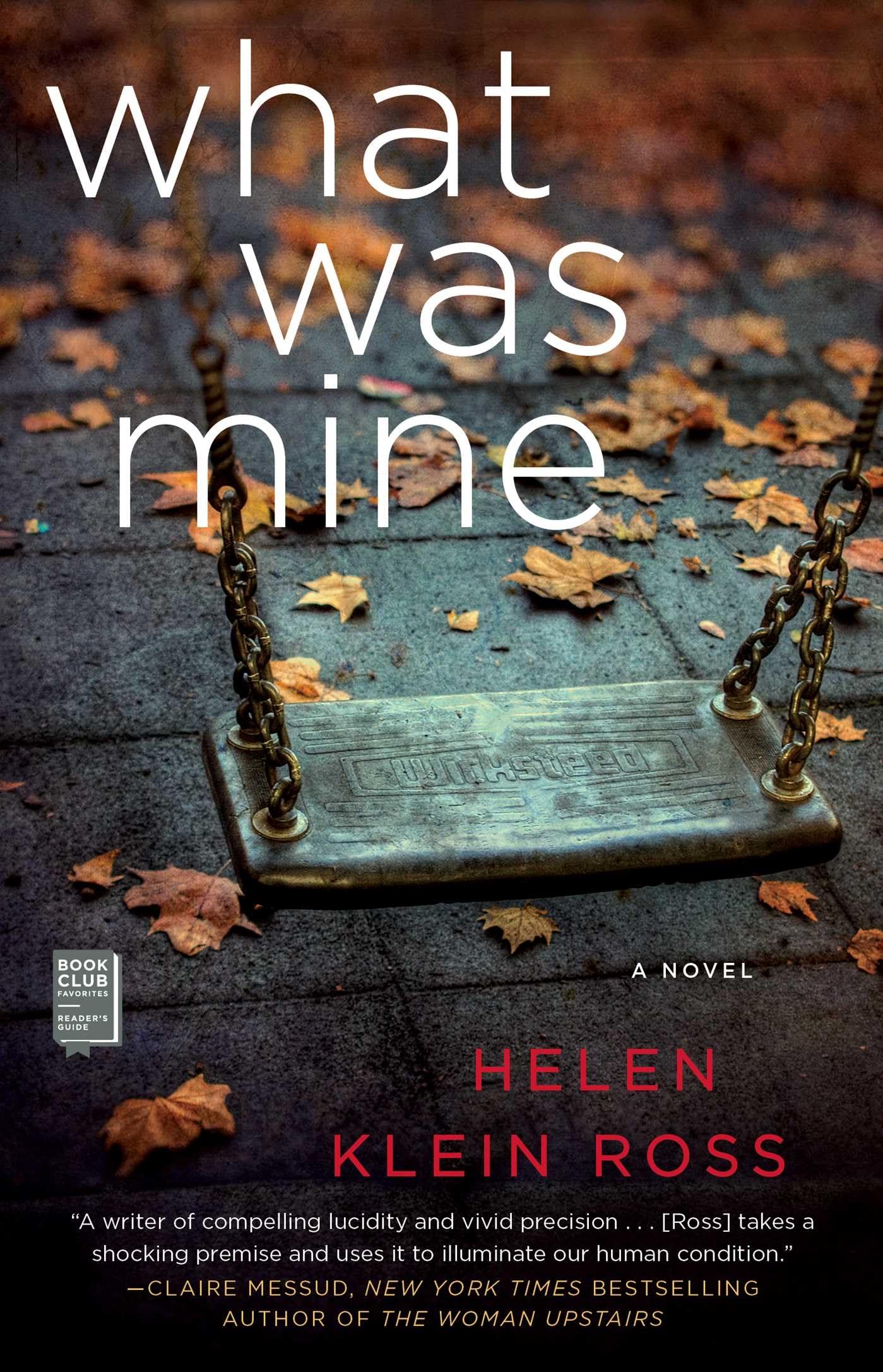 What Was Mine: A Book Club Recommendation! - 1240