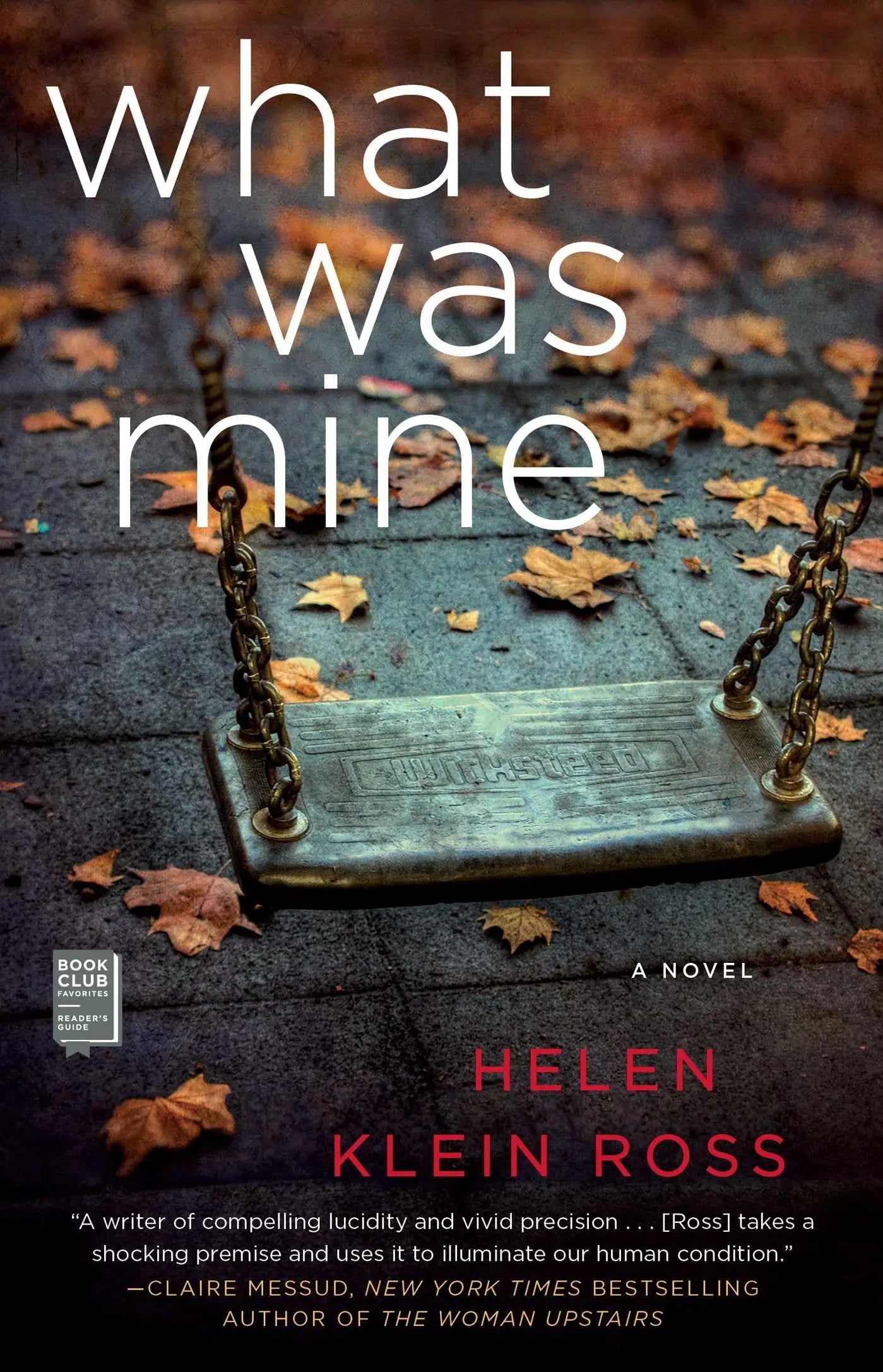 What Was Mine: A Book Club Recommendation! The Happy Book Stack