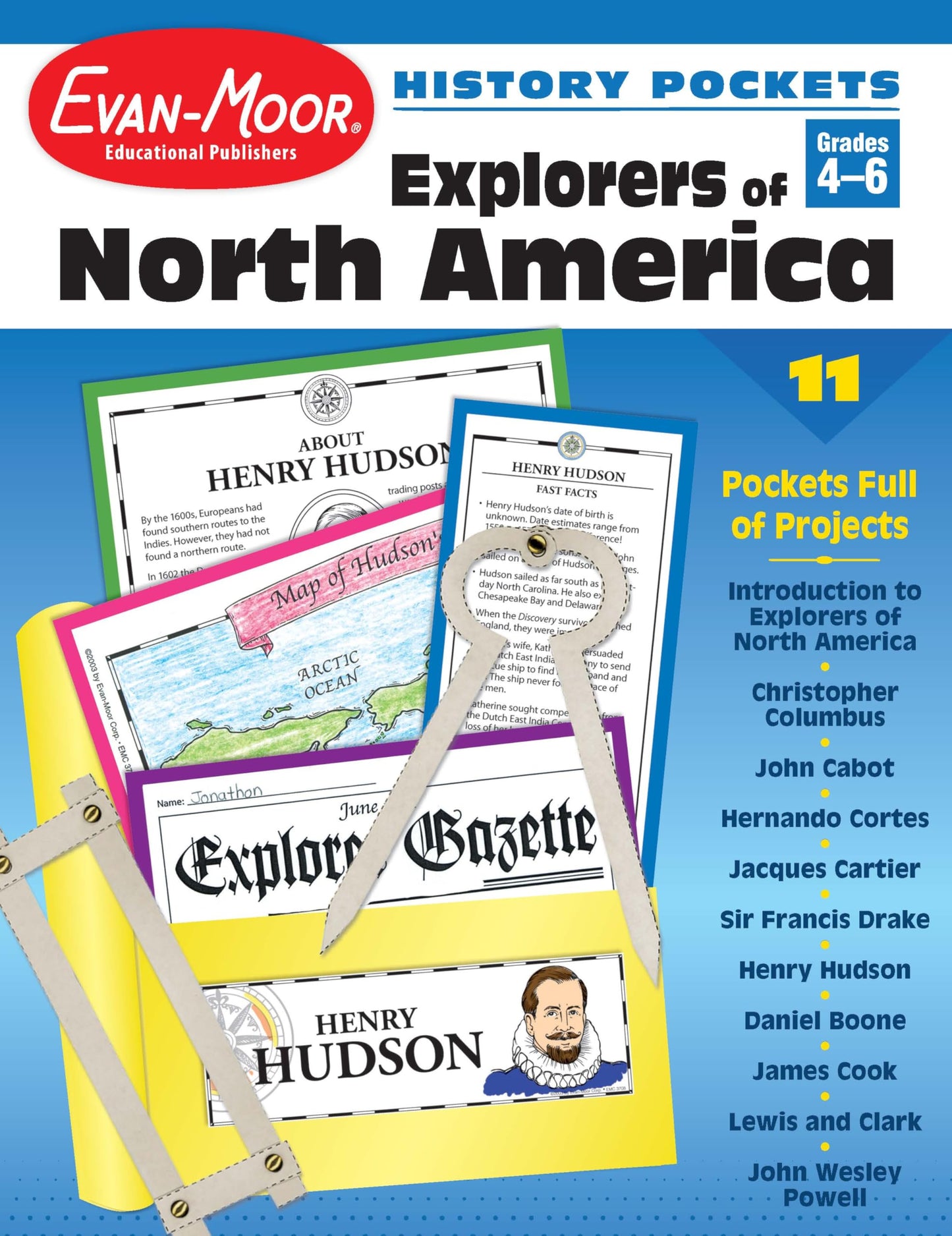 History Pockets: Explorers of North America, Grades 4-6+ The Happy Book Stack