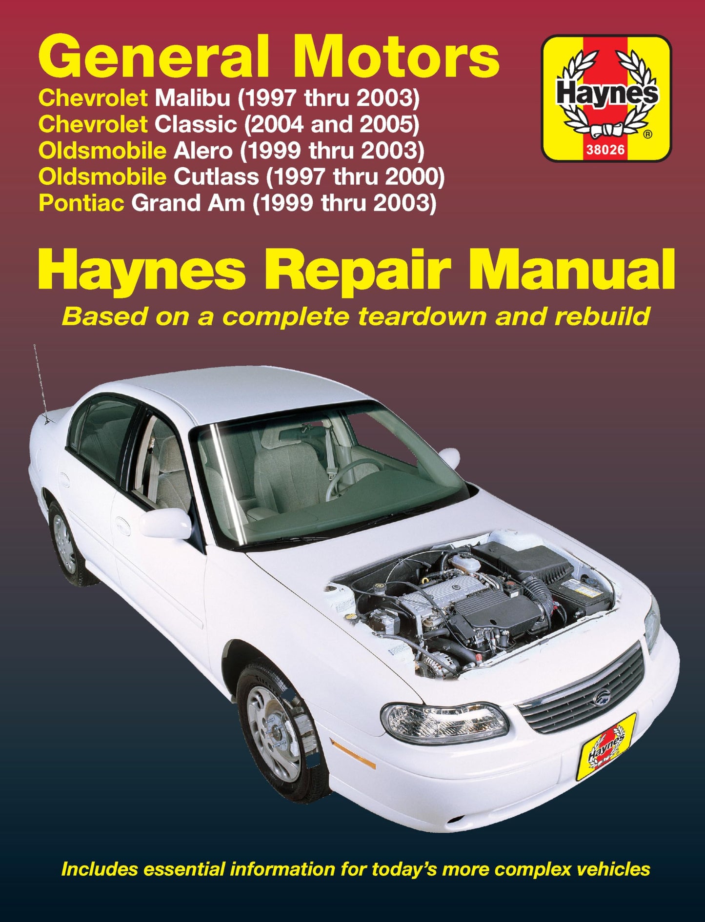 General Motors Malibu, Classic, Alero, Cutlass, Grand Am 1997 thru 2003 Haynes Repair Manual: Chevrolet Malibu (1997 thru 2003) Chevrolet Classic ... (1997-2000) Pontiac Grand Am (1999 thru 2003) - 6109