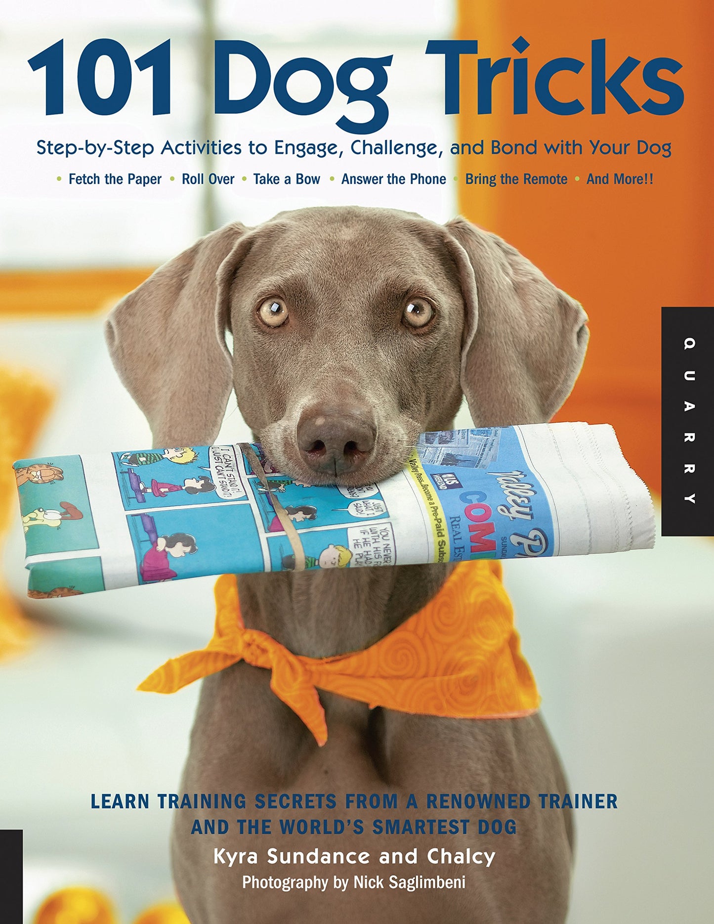 101 Dog Tricks: Step by Step Activities to Engage, Challenge, and Bond with Your Dog (Volume 1) (Dog Tricks and Training, 1) The Happy Book Stack