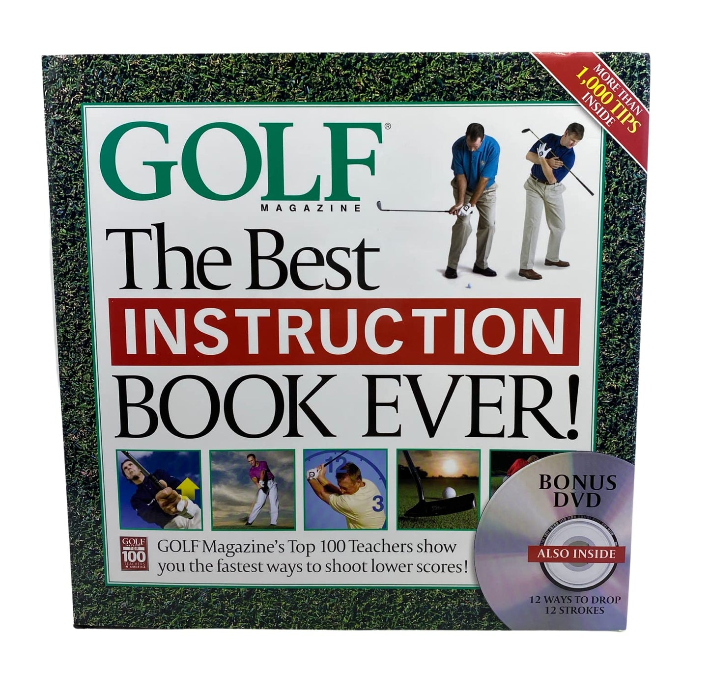 The Best Instruction Book Ever! Golf Magazine's Top 100 Teachers Show You the Fastest Ways to Shoot Lower Scores! (Book + DVD) The Happy Book Stack