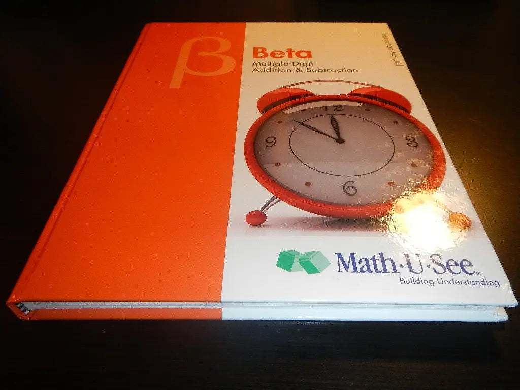 Math U See Beta Instruction Manual The Happy Book Stack