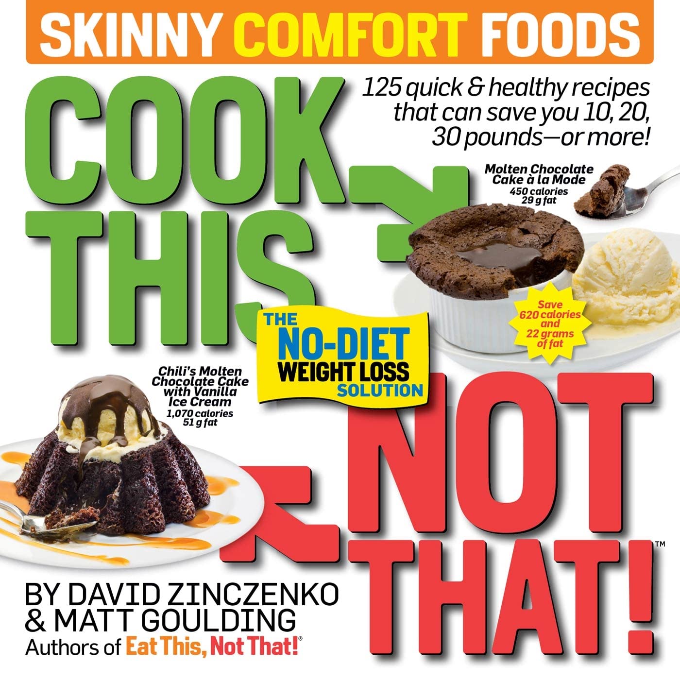 Cook This, Not That! Skinny Comfort Foods: 125 quick & healthy meals that can save you 10, 20, 30 pounds or more. The Happy Book Stack
