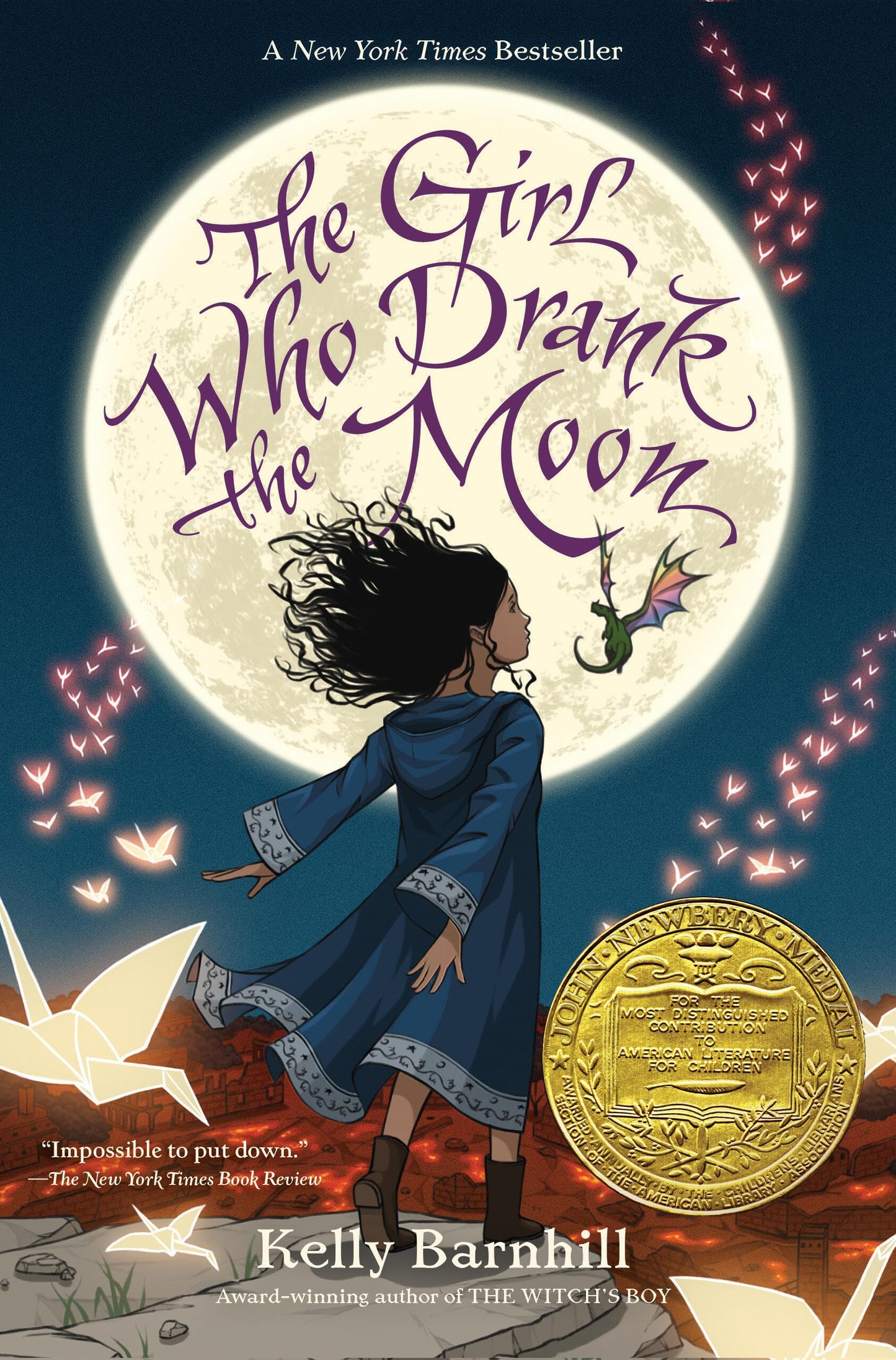 The Girl Who Drank the Moon (Winner of the 2017 Newbery Medal) The Happy Book Stack