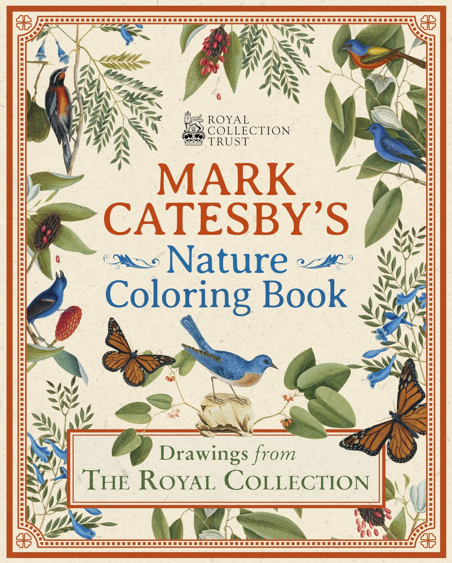 Mark Catesby's Nature Coloring Book: Drawings From the Royal Collection (Royal Collection Trust) - 6772