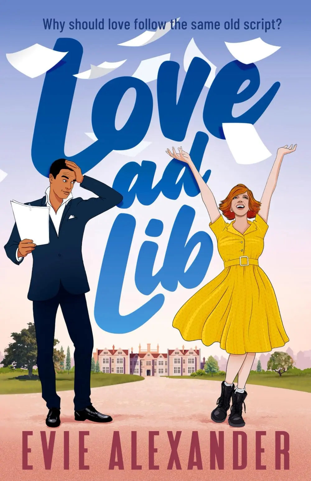 Love ad Lib: A Fake Relationship, Grumpy Sunshine, Small Town, Steamy Romcom! (Foxbrooke) The Happy Book Stack