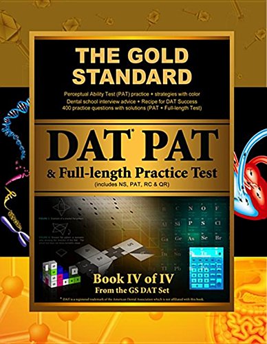 Gold Standard DAT PAT The Happy Book Stack